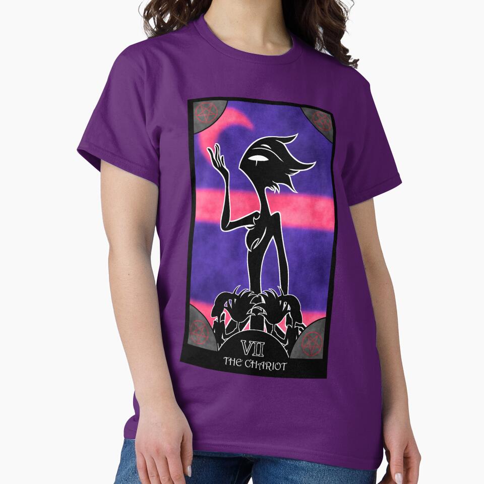 Hazbin Hotel/Helluva Boss Tarot Cards ::The Chariot:: by Vixxen92 T-Shirts, Hoodie, Sweatshirt | BlankRebels.com (Image 2)