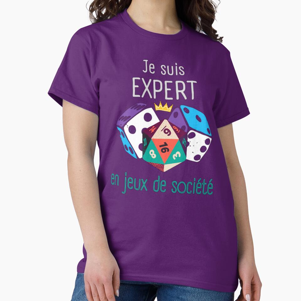 Je suis expert en jeux de société by InverseArt T-Shirts, Hoodie, Sweatshirt | BlankRebels.com (Image 2)