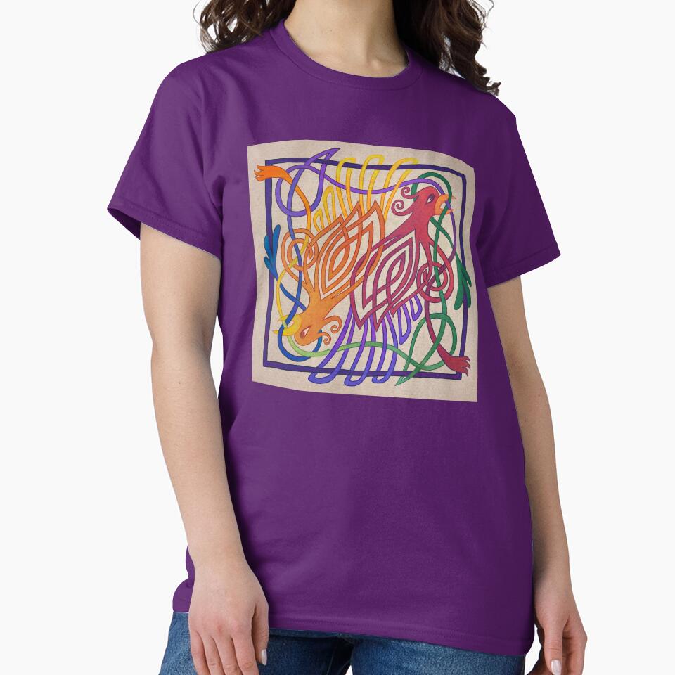 Bird Tangle by evelyn-d-art T-Shirts, Hoodie, Sweatshirt | BlankRebels.com (Image 2)