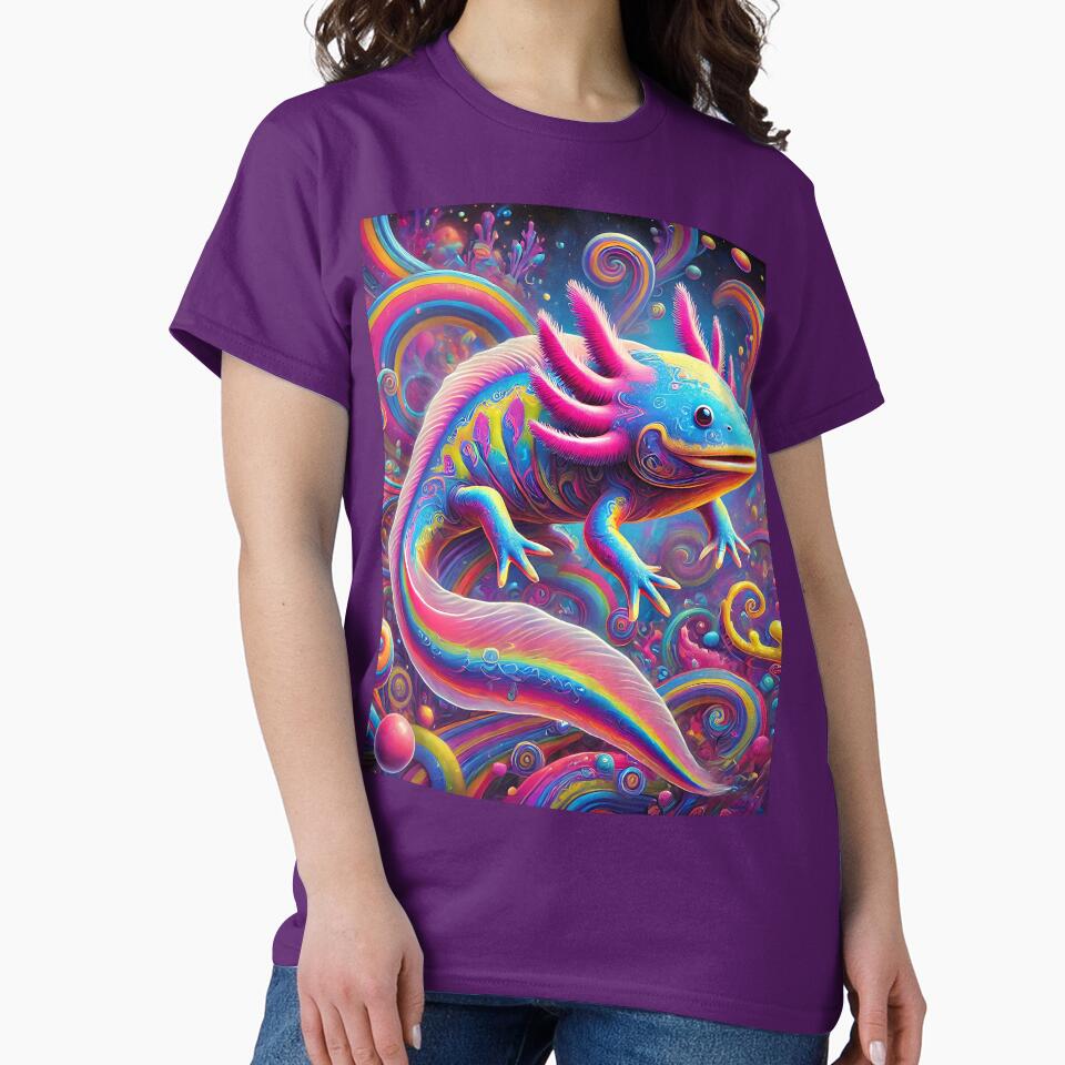 Axolotl Art #171 | Axolotl Lovers by ksgraphics222 T-Shirts, Hoodie, Sweatshirt | BlankRebels.com (Image 2)