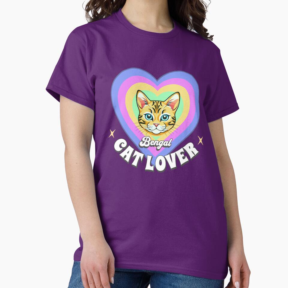Retro Bengal Cat Lover by Ninety9Secrets T-Shirts, Hoodie, Sweatshirt | BlankRebels.com (Image 2)