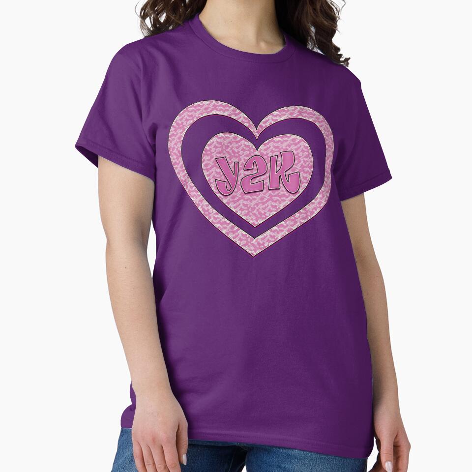 Y2k Animal Print Heart by RoserinArt T-Shirts, Hoodie, Sweatshirt | BlankRebels.com (Image 2)