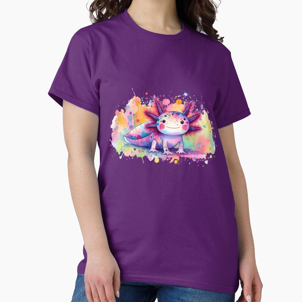 Axolotl Art #107 | Axolotl Lovers by ksgraphics222 T-Shirts, Hoodie, Sweatshirt | BlankRebels.com (Image 2)