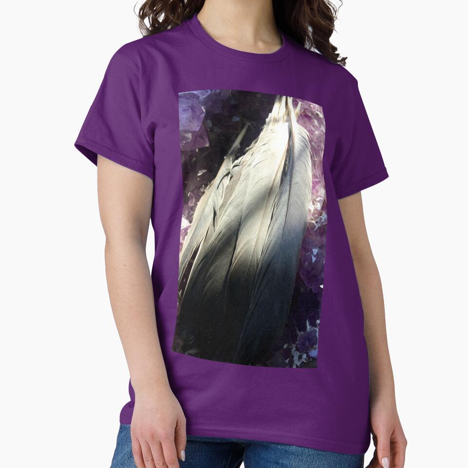 Sunlight on Feathers on Amethyst by Dianna Hardy Art T-Shirts, Hoodie, Sweatshirt | BlankRebels.com (Image 2)