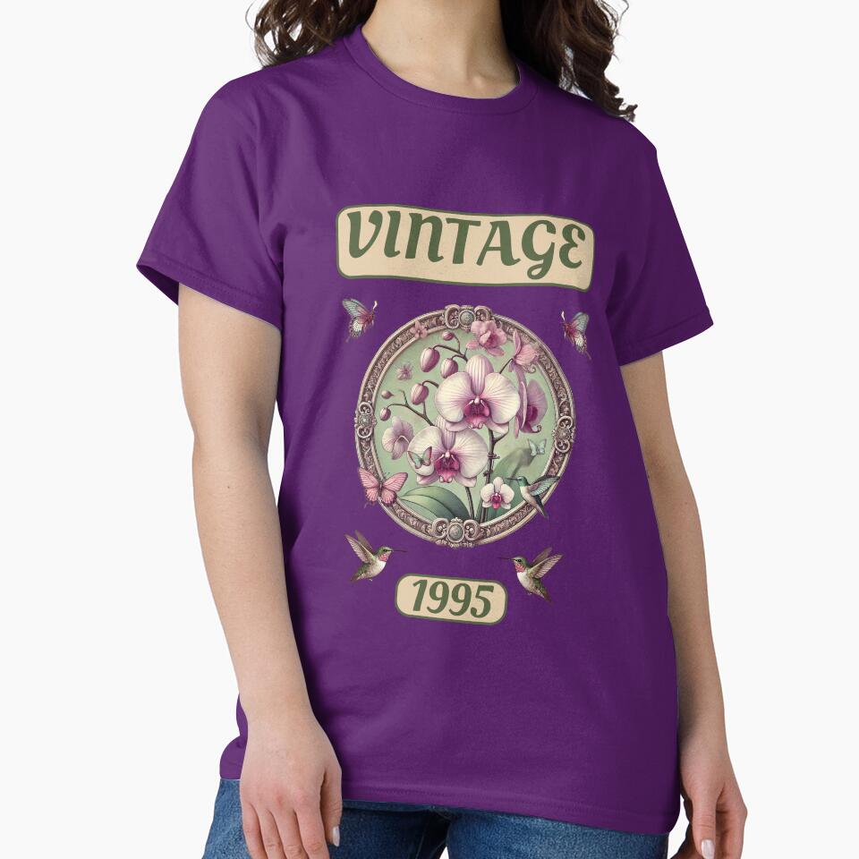 Vintage 1995 T-Shirt by Manic Merch Designs Hoodie, Sweatshirt | BlankRebels.com (Image 2)