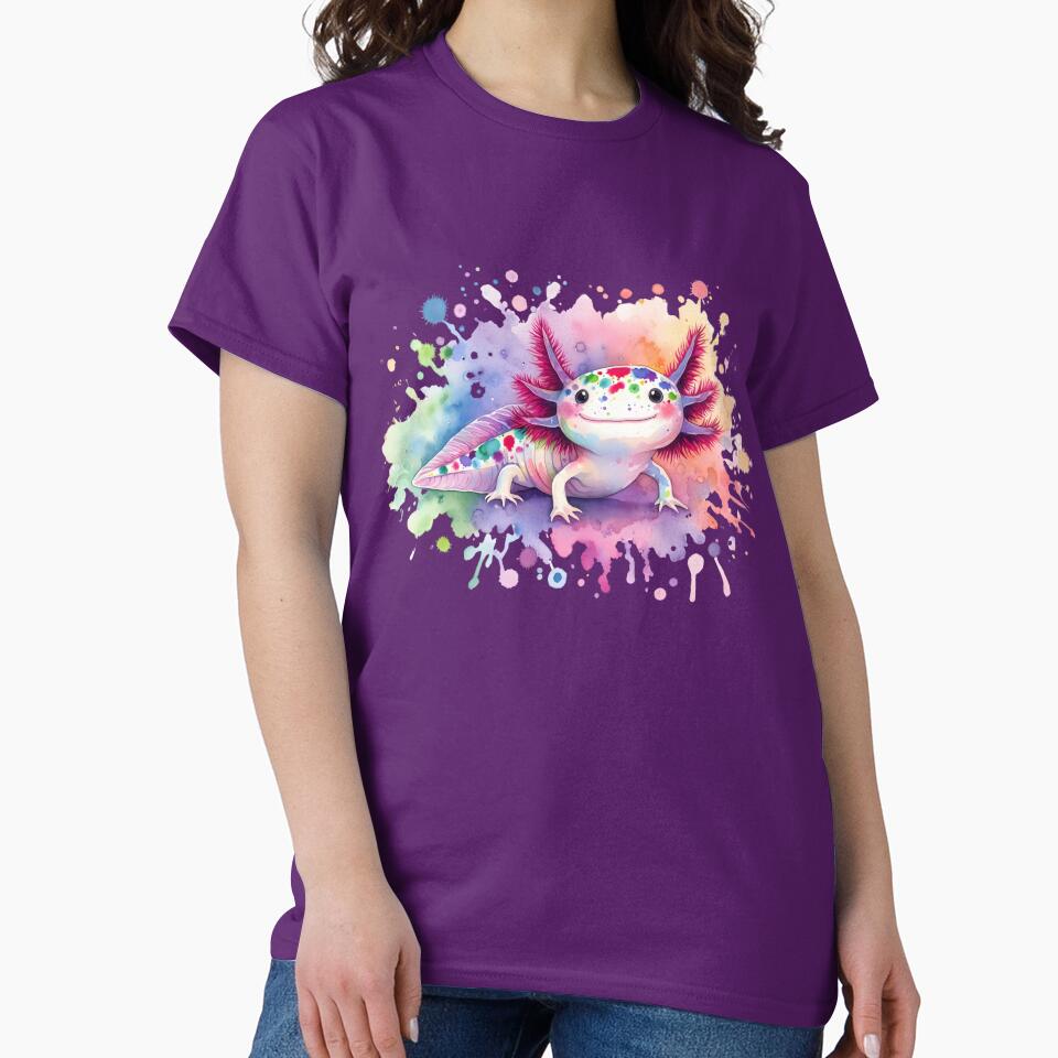 Axolotl Art #106 | Axolotl Lovers by ksgraphics222 T-Shirts, Hoodie, Sweatshirt | BlankRebels.com (Image 2)