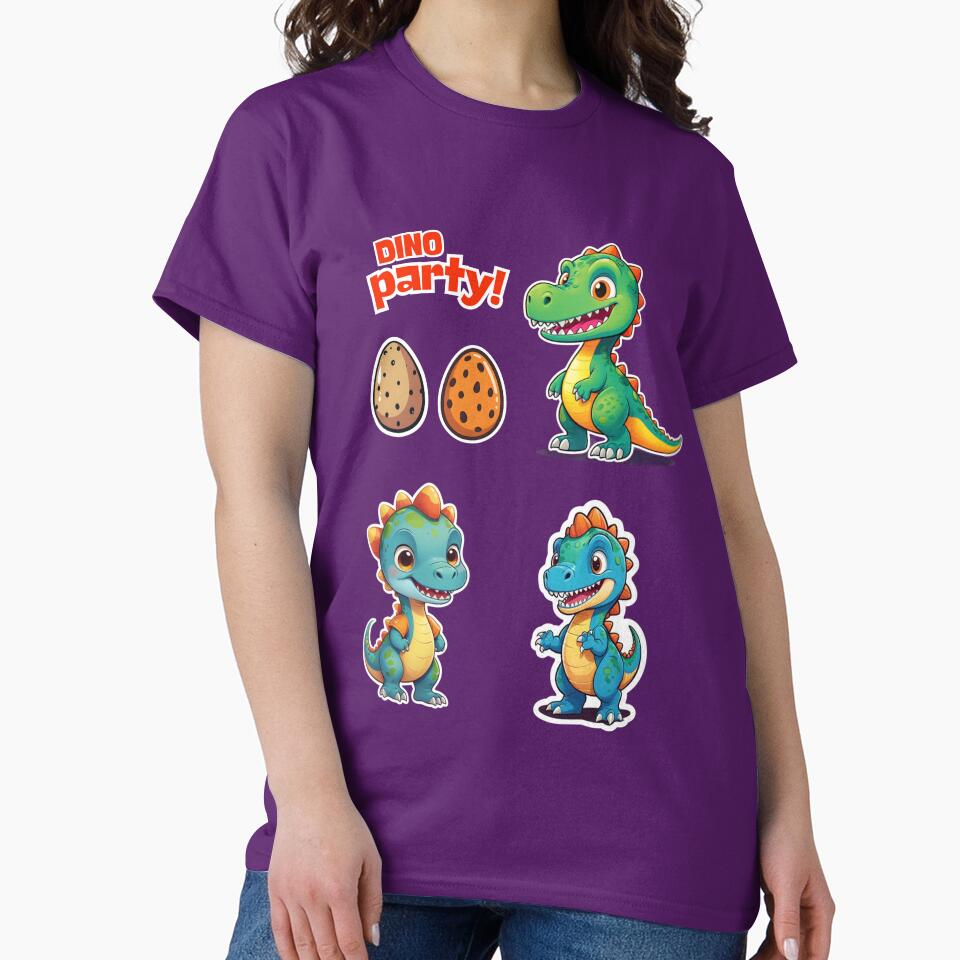 Dino party by KIDS-PRINTS T-Shirts, Hoodie, Sweatshirt | BlankRebels.com (Image 2)