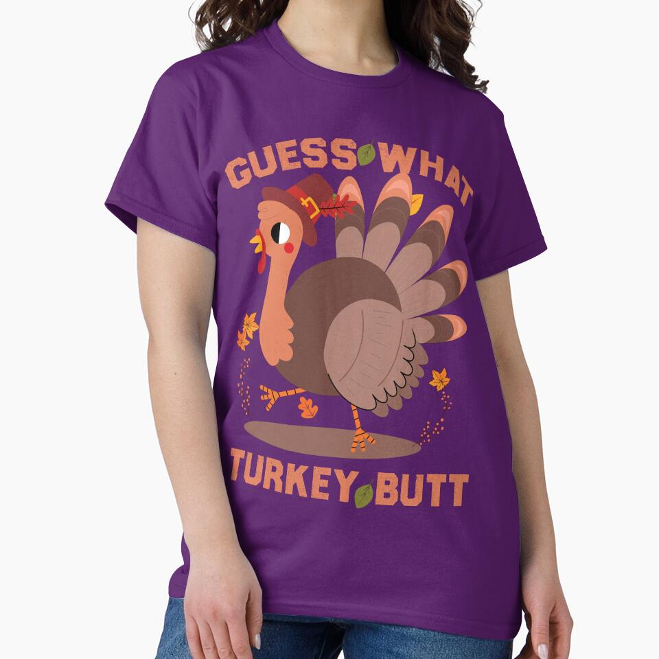 Guess Turkey Pilgrim Funny Thanksgiving Girls Women Boys by Geek Smile T-Shirts, Hoodie, Sweatshirt (Image 2)
