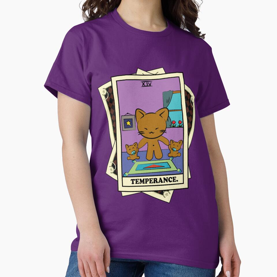 TAROT CARDS DECK | TEMPERANCE. | FORTUNE CAT by FalconLifeStore T-Shirts, Hoodie, Sweatshirt | BlankRebels.com (Image 2)