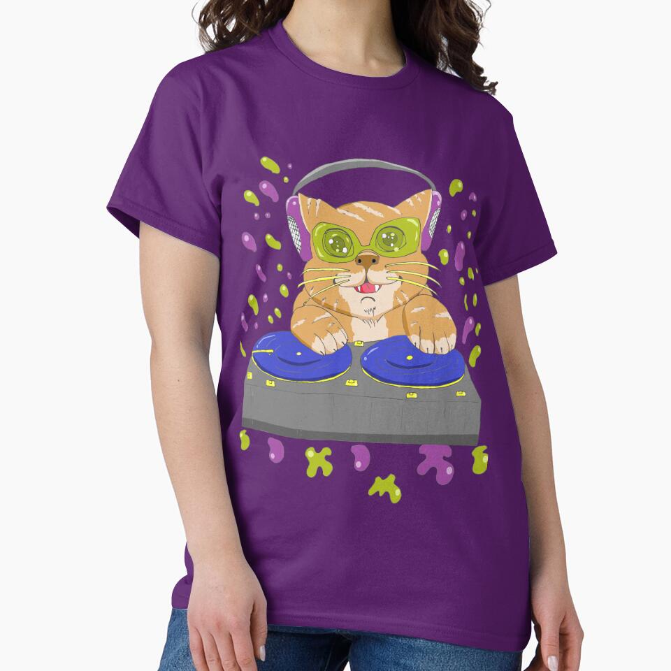 DJ Cat Kawaii by FilMate T-Shirts, Hoodie, Sweatshirt | BlankRebels.com (Image 2)