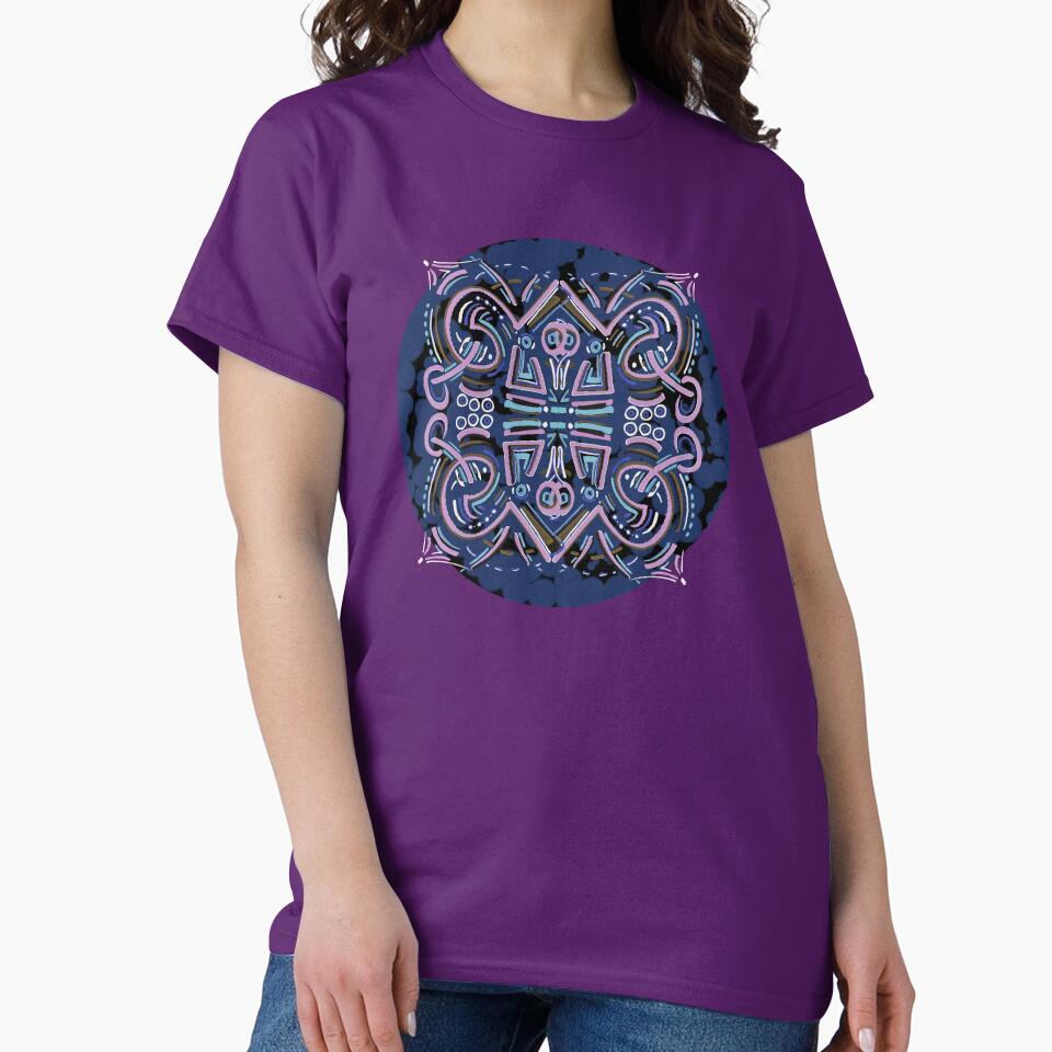 Blue Violet Mandala by Daily Muse