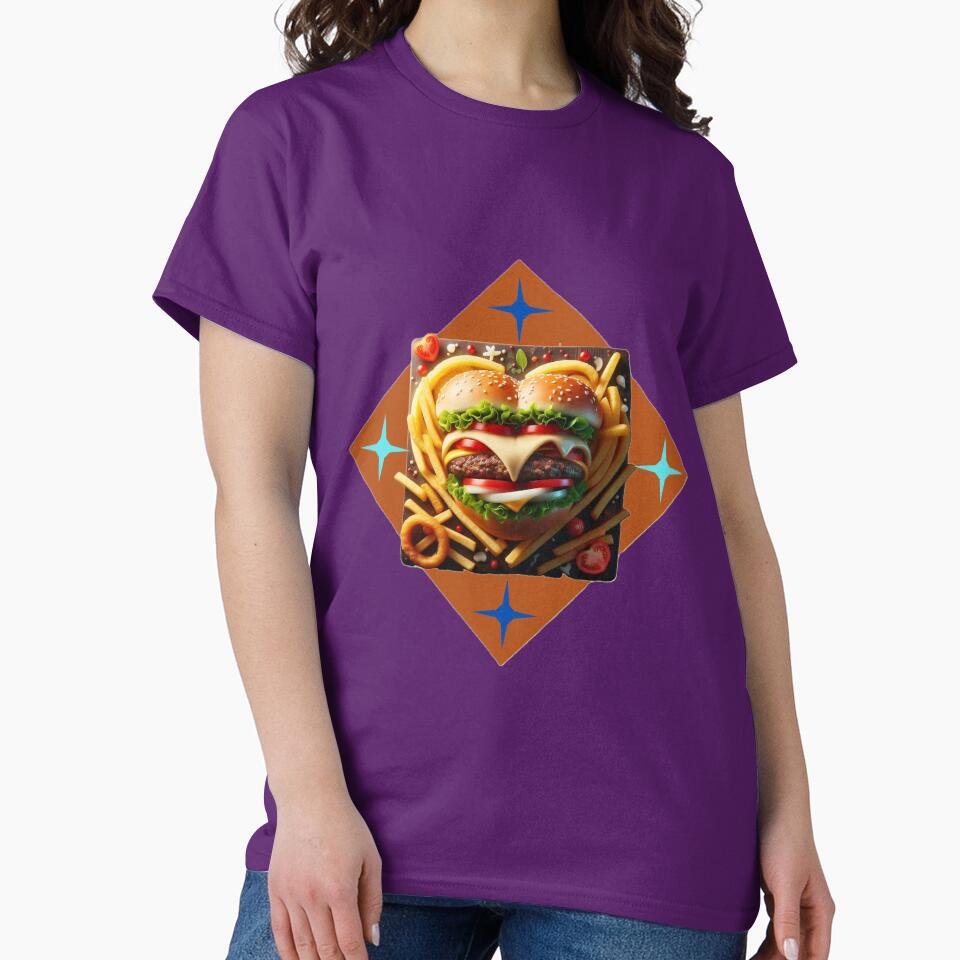 Burger Delight by DesignNebula T-Shirts, Hoodie, Sweatshirt | BlankRebels.com (Image 2)