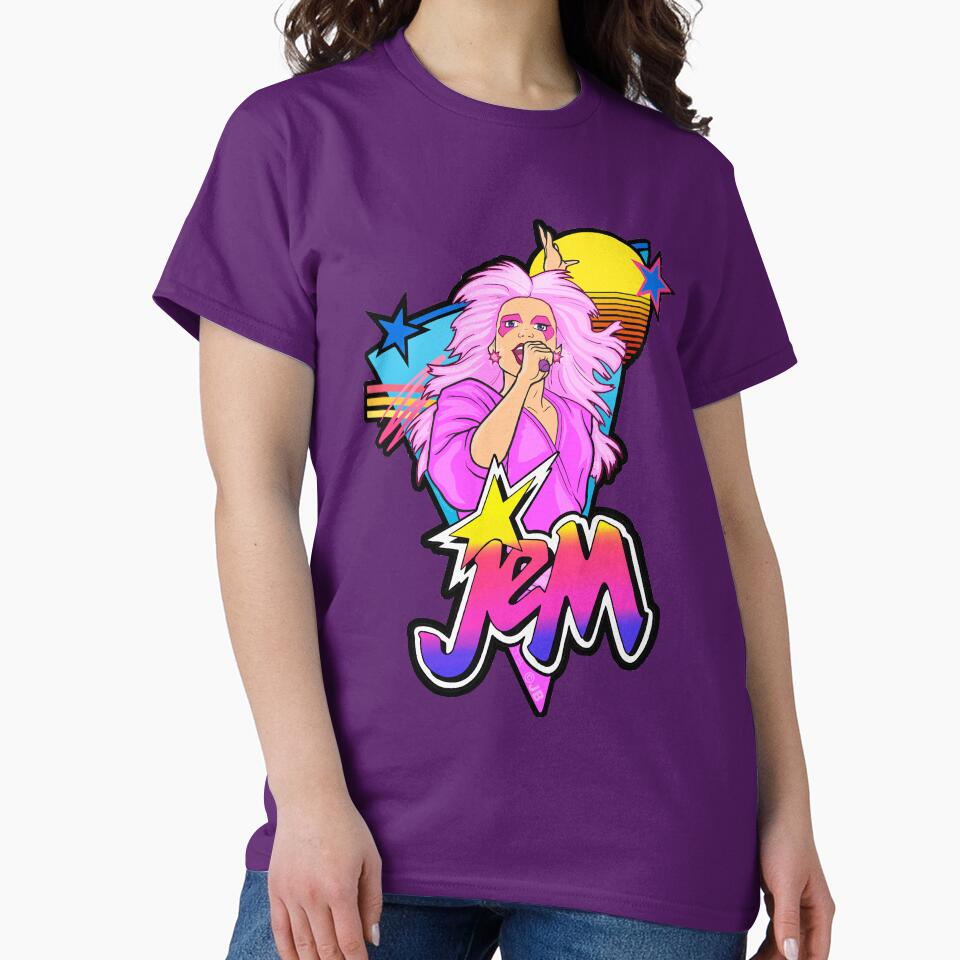RETRO 80S JEM by FunnehGacha T-Shirts, Hoodie, Sweatshirt | BlankRebels.com (Image 2)