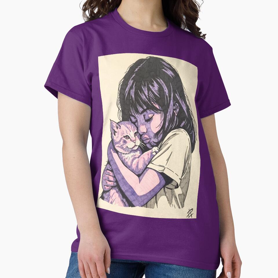 Emotional Pet Lover Illustration by LP Slow Art T-Shirts, Hoodie, Sweatshirt | BlankRebels.com (Image 2)