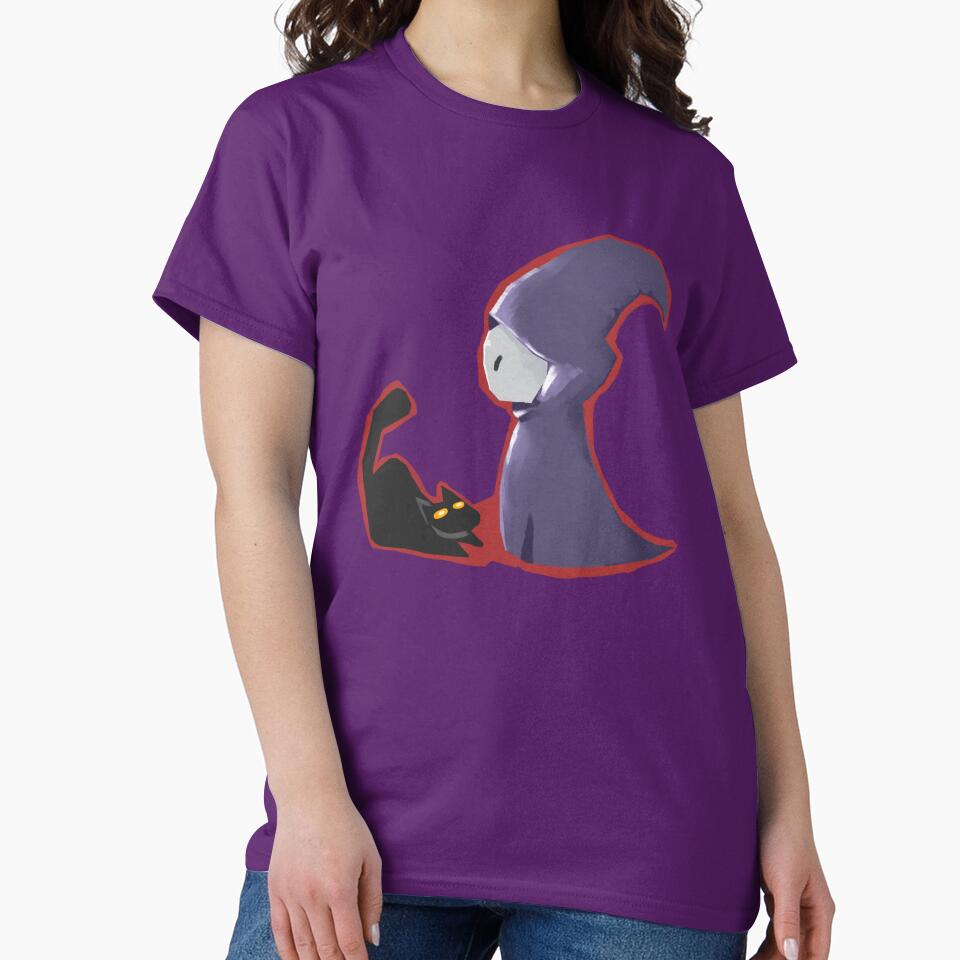 Halloween Black Cat & Reaper by NonNaphat T-Shirts, Hoodie, Sweatshirt | BlankRebels.com (Image 2)