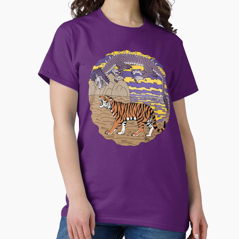 Tiger and Dragon by Azure Lion Productions T-Shirts, Hoodie, Sweatshirt | BlankRebels.com (Image 2)