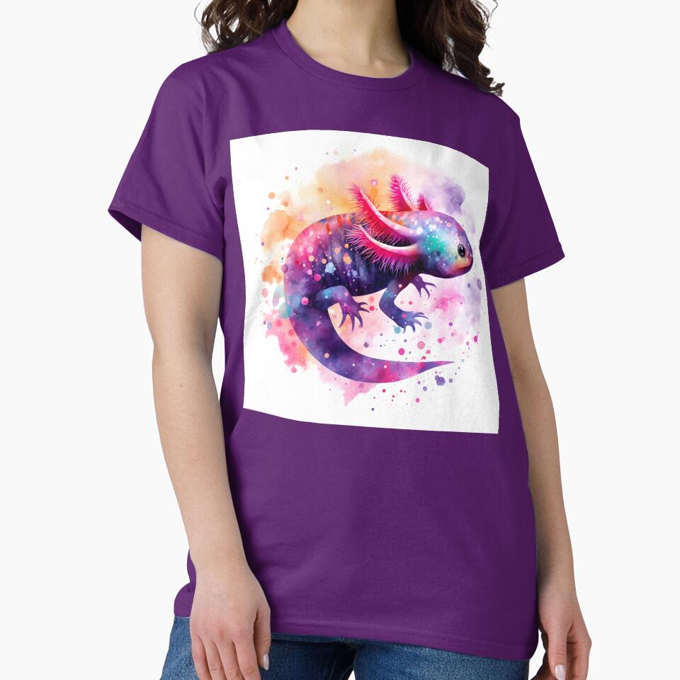 Axolotl Art #7 | Axolotl Lovers by ksgraphics222 T-Shirts, Hoodie, Sweatshirt | BlankRebels.com (Image 2)