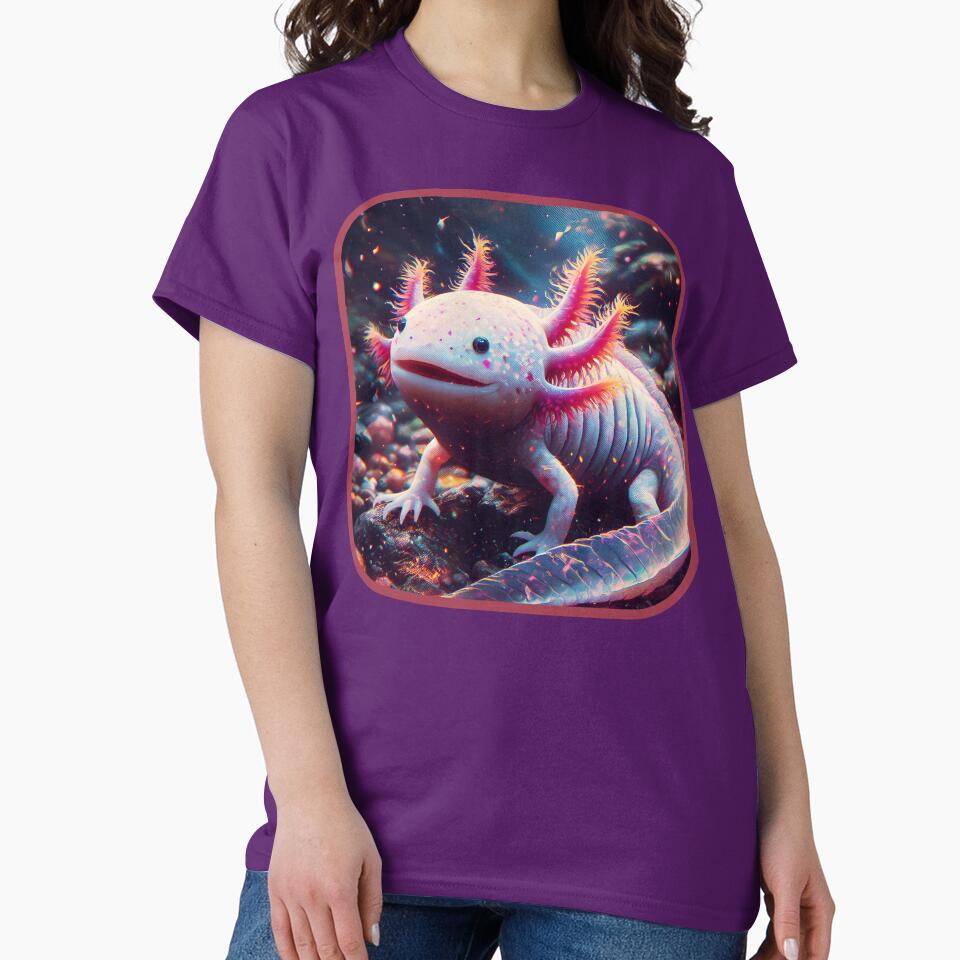 Axolotl Art #33 | Axolotl Lovers by ksgraphics222 T-Shirts, Hoodie, Sweatshirt | BlankRebels.com (Image 2)