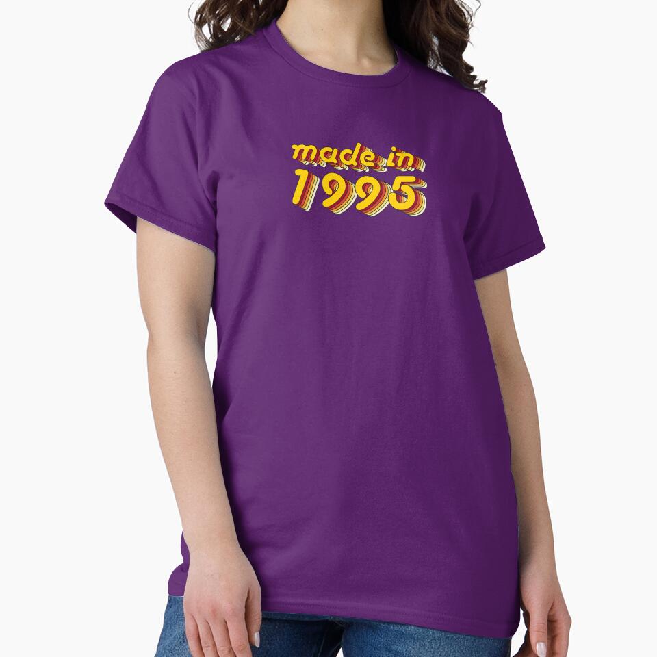 Made in 1995 (Yellow&Red) by ipiapacs T-Shirts, Hoodie, Sweatshirt | BlankRebels.com (Image 2)
