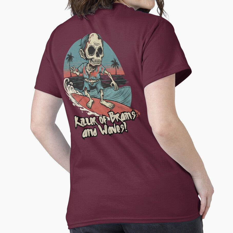 Surfing Zombie Killer Waves Brains Surf T-Shirts, Hoodie, Sweatshirt