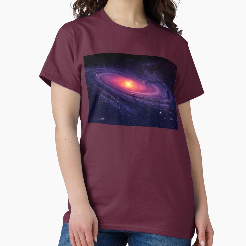 Galaxy Space print by LuluLeb T-Shirts, Hoodie, Sweatshirt | BlankRebels.com (Image 2)