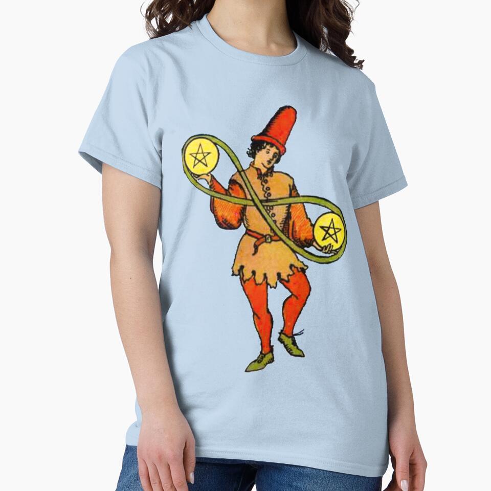 Two Of Pentacles Tarot Card Edit | RWS Tarot Deck | Gift For Tarot Enthusiasts by ApolloTarot T-Shirts, Hoodie,... (Image 2)