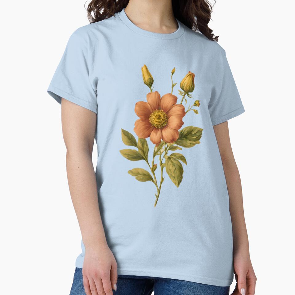 Vintage flower by WalterGomes T-Shirts, Hoodie, Sweatshirt | BlankRebels.com (Image 2)