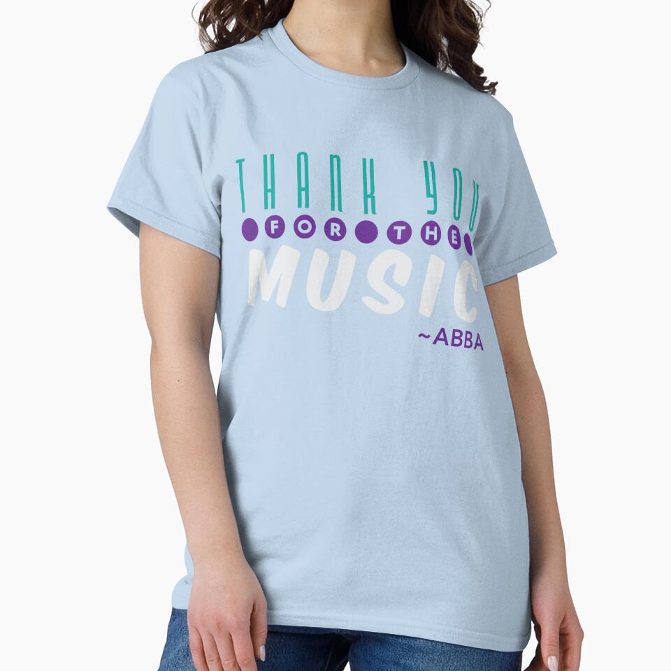 Thank You for the Music by EclecticTurtle T-Shirts, Hoodie, Sweatshirt | BlankRebels.com (Image 2)