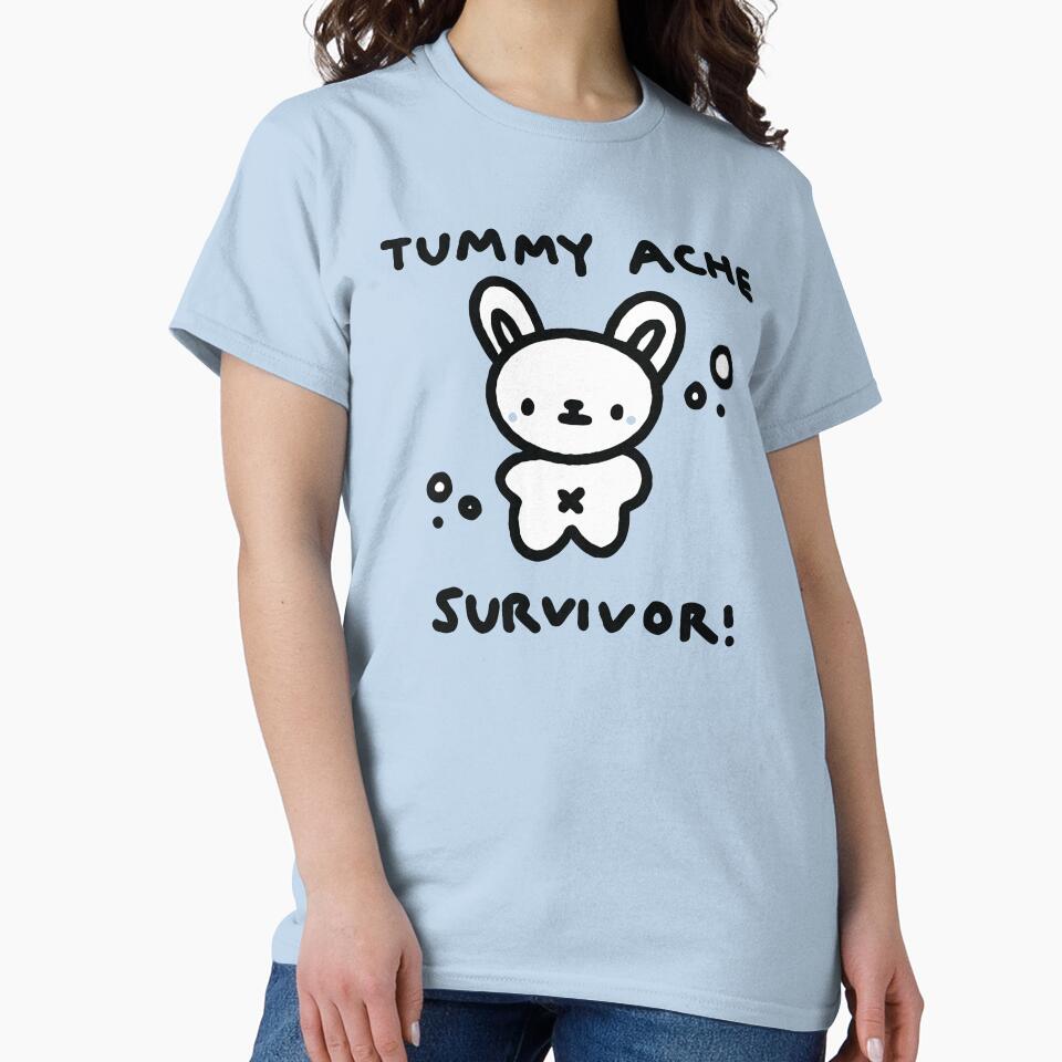 Cute Bear Tummy Ache Survivor T-Shirts, Hoodie, Sweatshirt