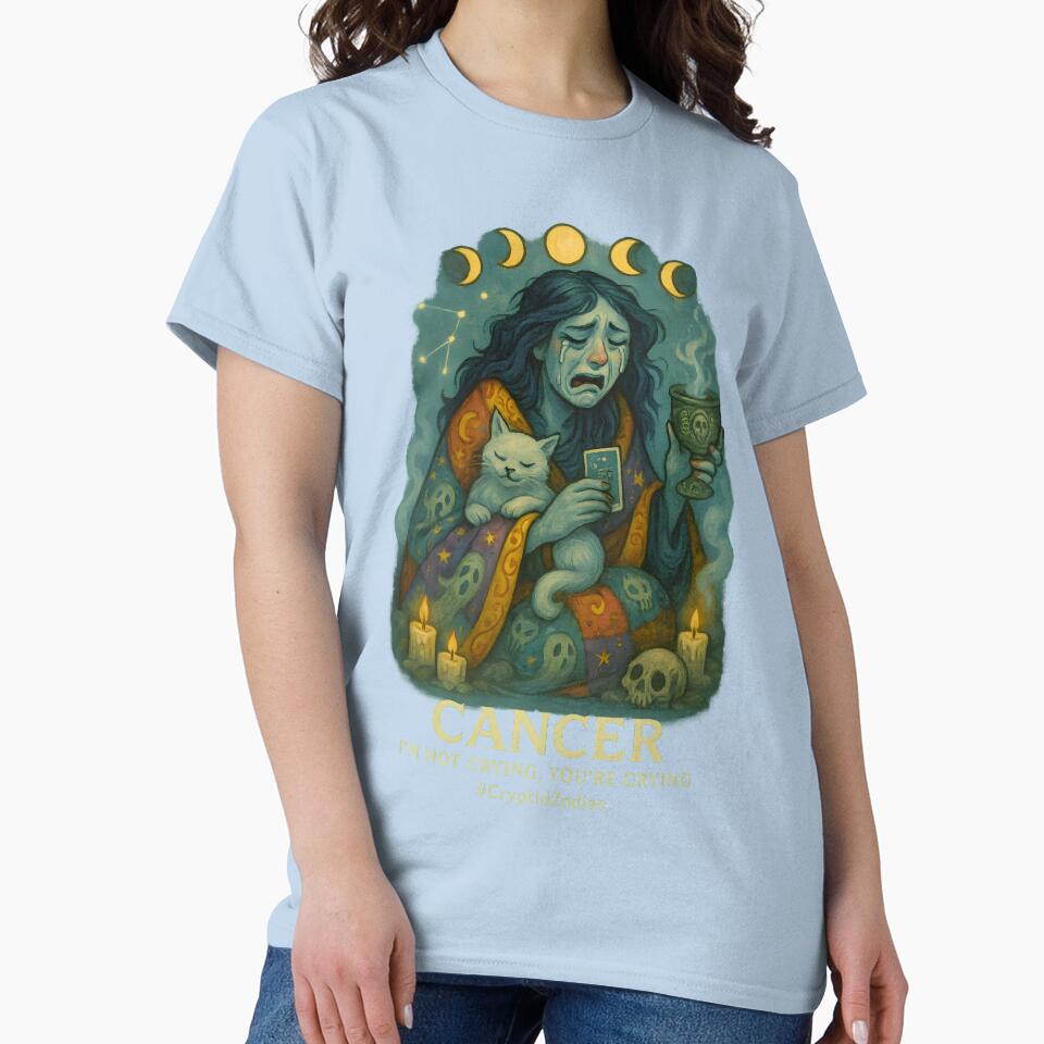 Crying Banshee and Ghost Cat Ritual by Ironicdoll T-Shirts, Hoodie, Sweatshirt | BlankRebels.com (Image 2)