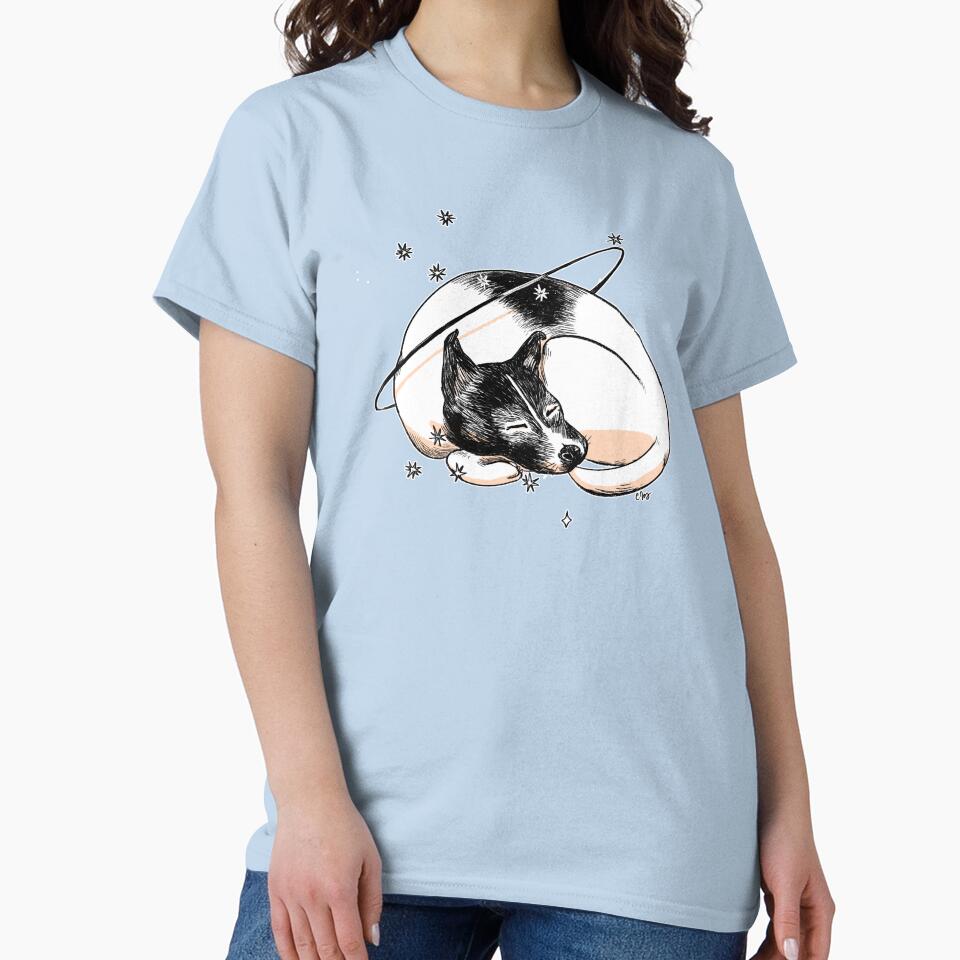Laika the Space Dog (Transparent) by catblip T-Shirts, Hoodie, Sweatshirt | BlankRebels.com (Image 2)