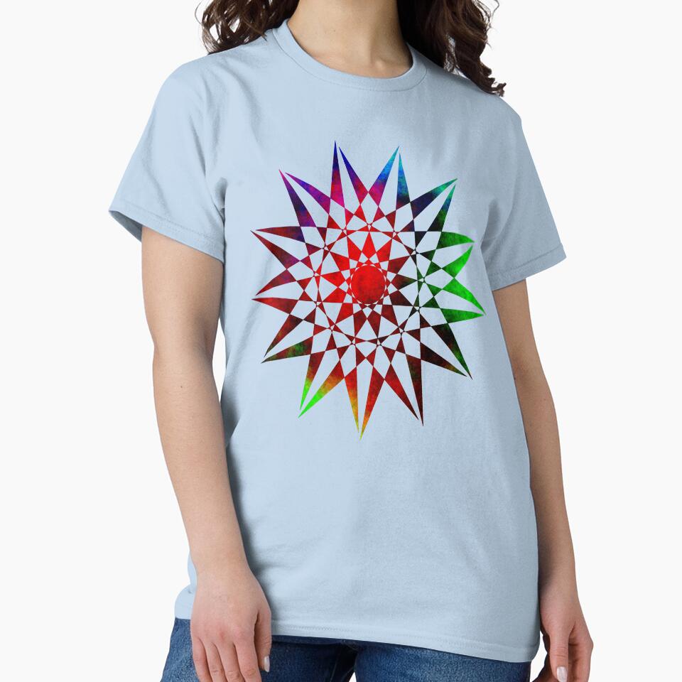 Colorful Trippy Star by Denis Marsili T-Shirts, Hoodie, Sweatshirt | BlankRebels.com (Image 2)