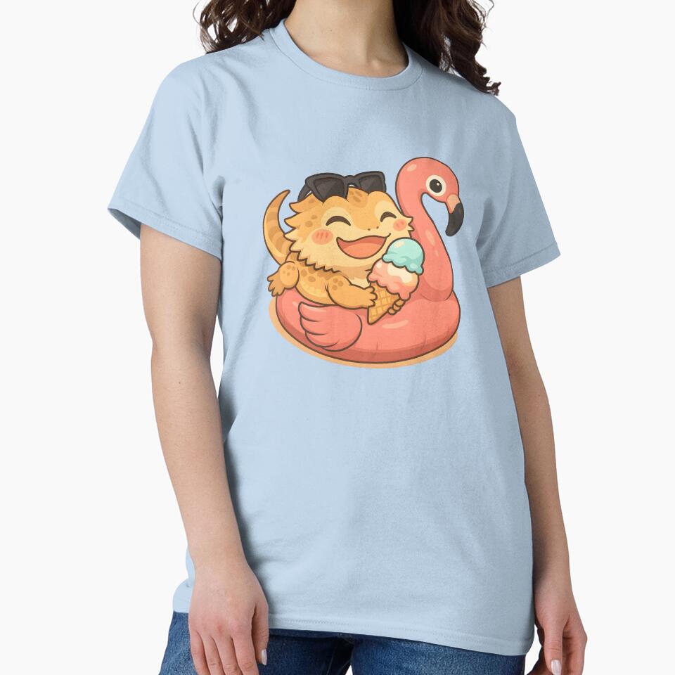 Bearded Dragon - Kawaii Pet - Ice Cream Vibes by aylastyle T-Shirts, Hoodie, Sweatshirt | BlankRebels.com (Image 2)