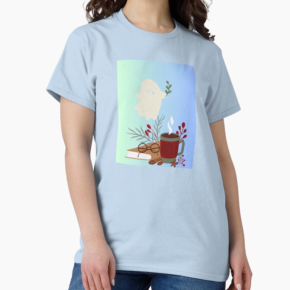 Winter Holiday Ghost Friend - Cozy Winter Ghost by AlteredNature