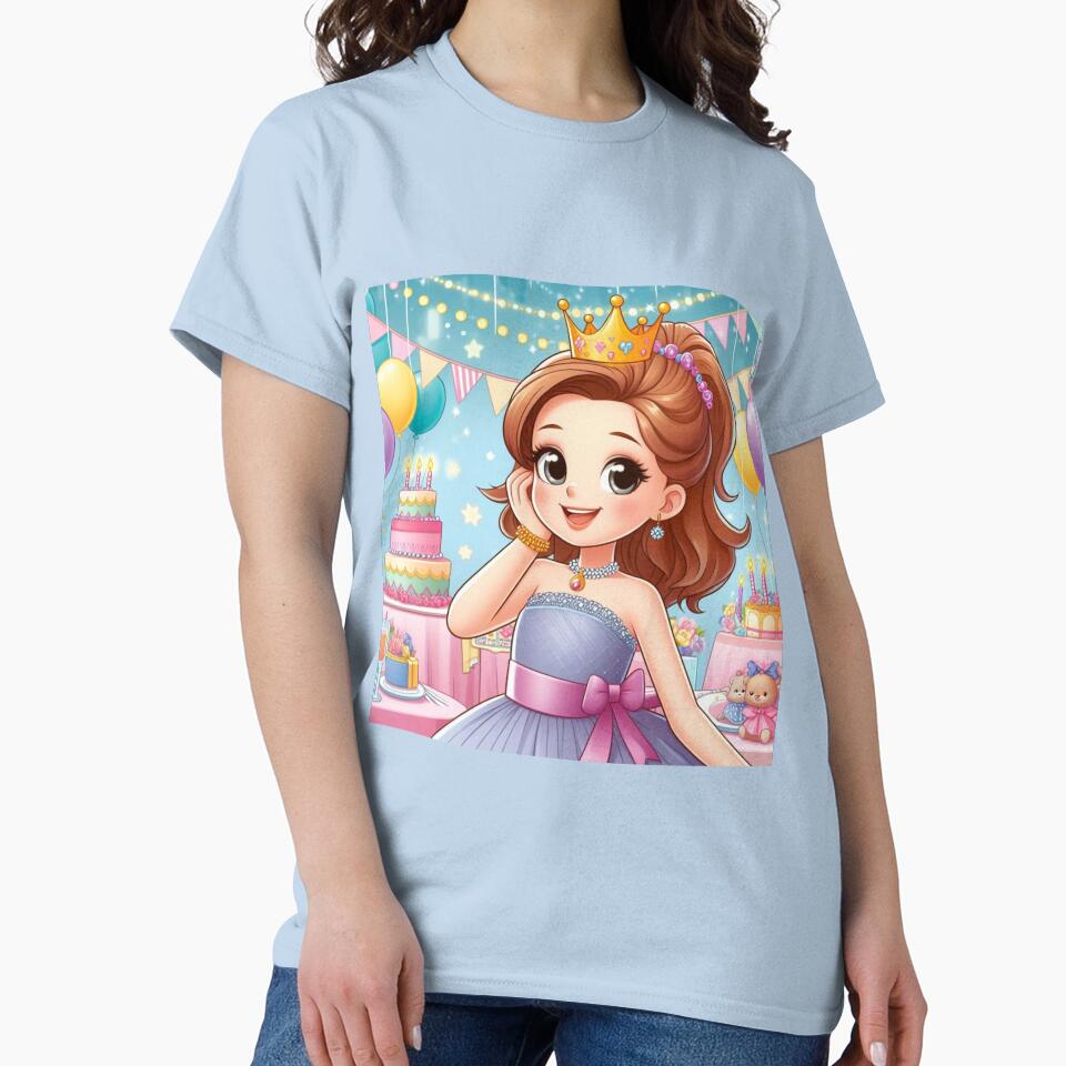 Cute Princess Style Birthday by Mywaymylife T-Shirts, Hoodie, Sweatshirt | BlankRebels.com (Image 2)
