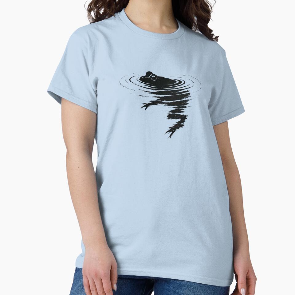 Frog Swimming by DemureArtsy T-Shirts, Hoodie, Sweatshirt | BlankRebels.com (Image 2)