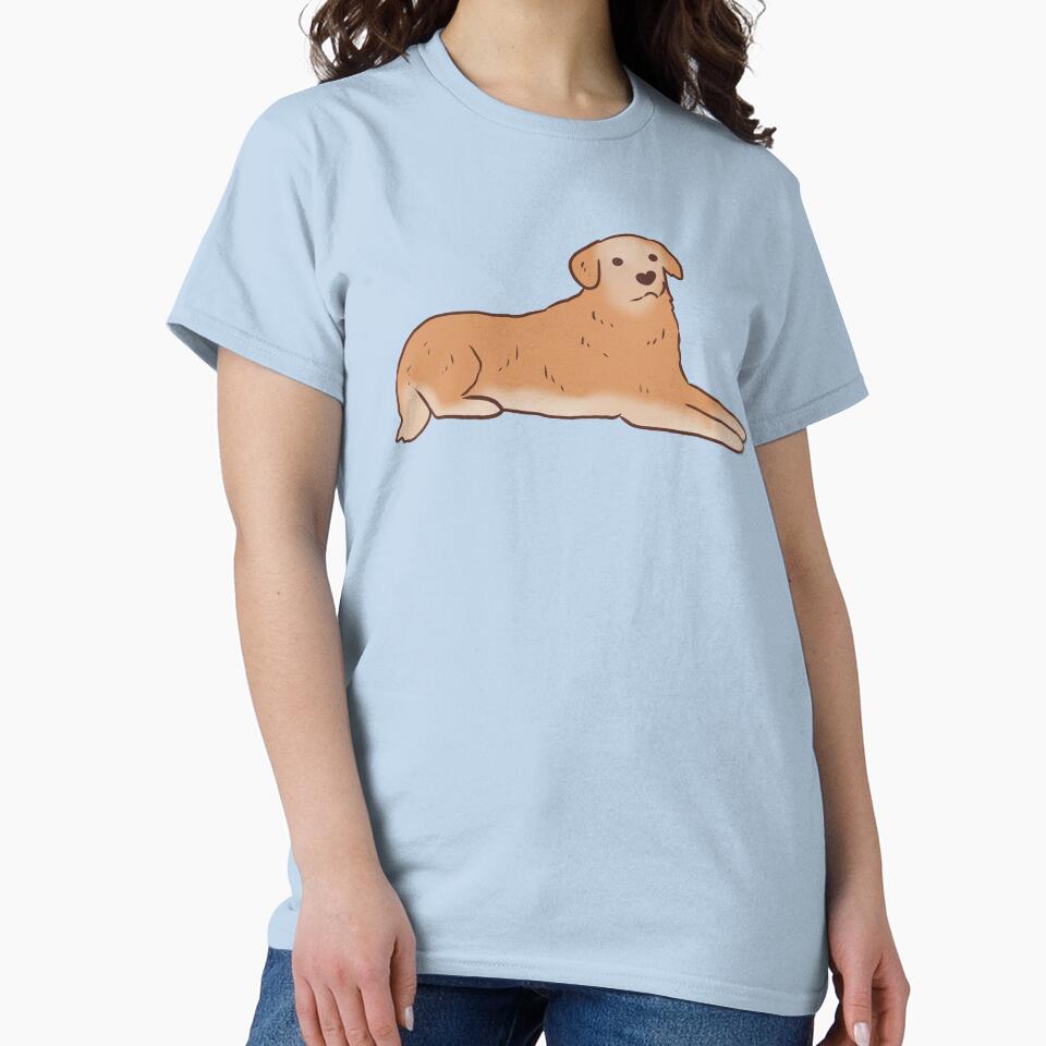 Golden Retriever sitting by Mayarart T-Shirts, Hoodie, Sweatshirt | BlankRebels.com (Image 2)