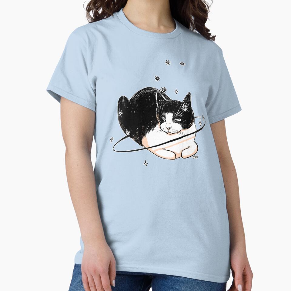 Felicette the Space Cat (Transparent) by catblip T-Shirts, Hoodie, Sweatshirt | BlankRebels.com (Image 2)