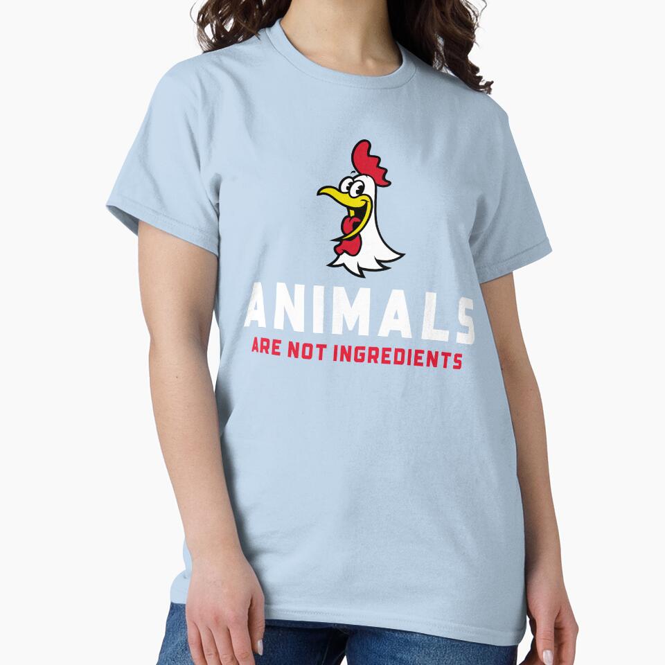 Animals Are Not Ingredients Chicken by color-garden T-Shirts, Hoodie, Sweatshirt | BlankRebels.com (Image 2)