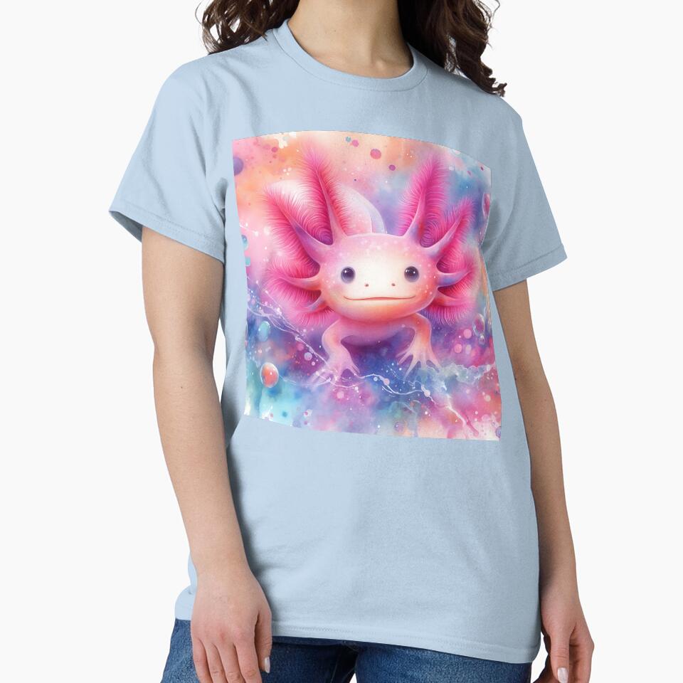 Axolotl Art #152 | Axolotl Lovers by ksgraphics222 T-Shirts, Hoodie, Sweatshirt | BlankRebels.com (Image 2)