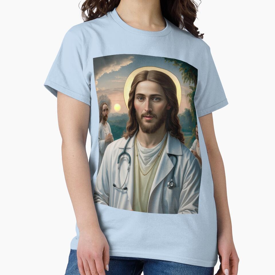 DOCTOR JESUS MEME : CHRISTIAN DOCTOR GIFT by Obinne T-Shirts, Hoodie, Sweatshirt | BlankRebels.com (Image 2)