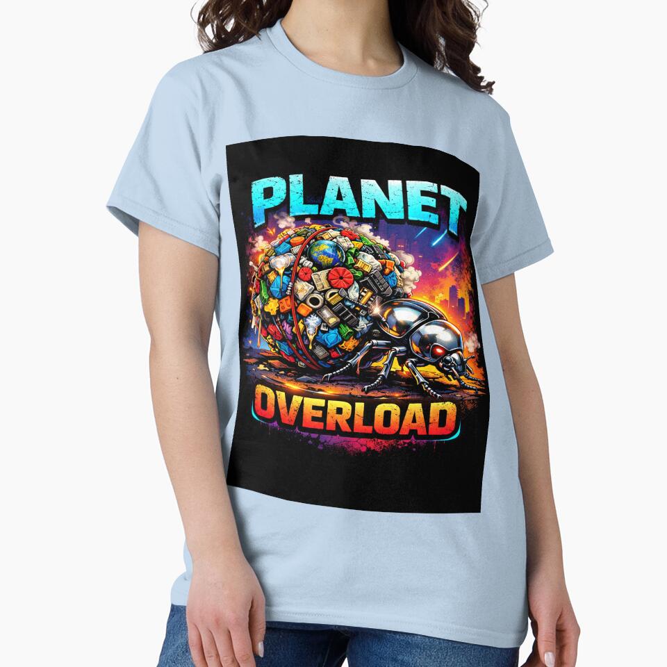 Planet overload by ARTGENERATESART T-Shirts, Hoodie, Sweatshirt | BlankRebels.com (Image 2)