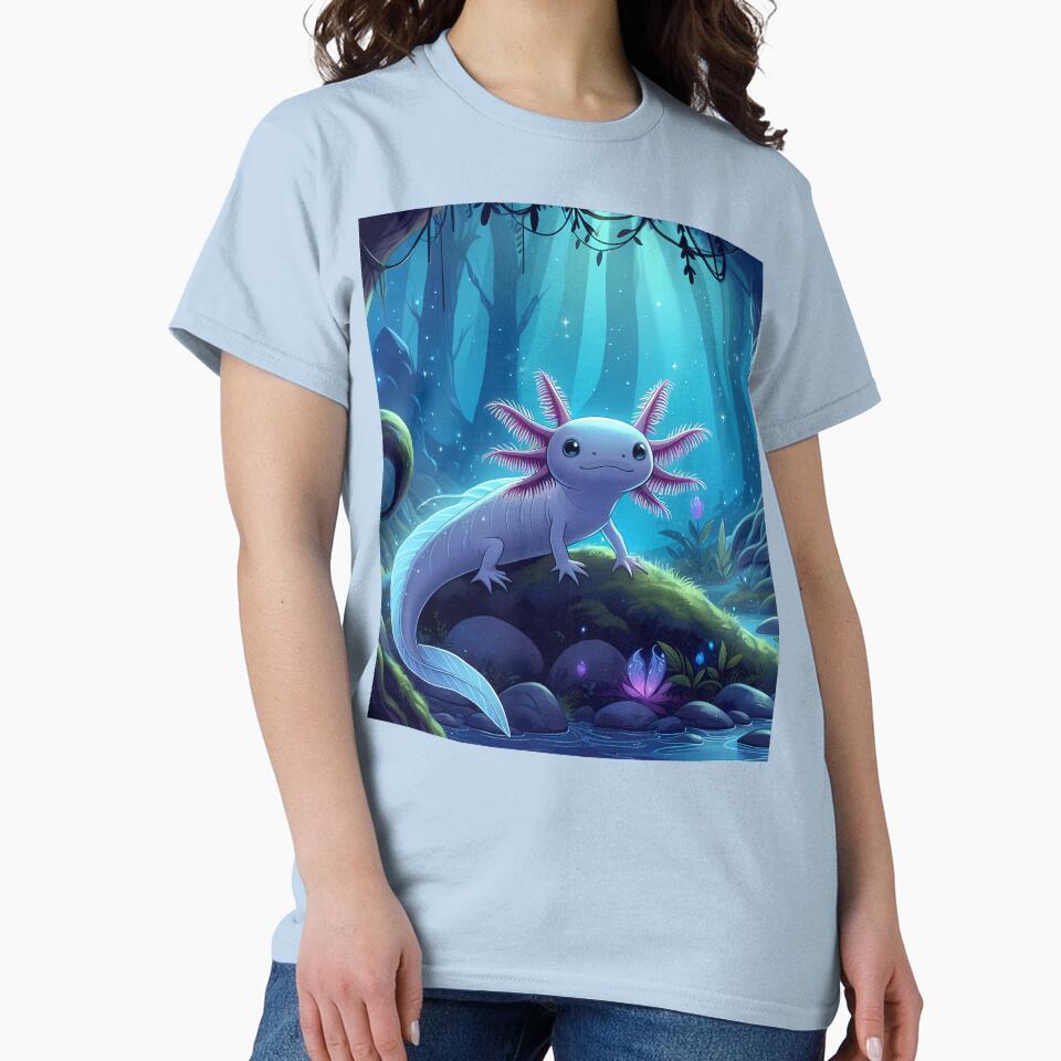 Axolotl Art #80 | Axolotl Lovers by ksgraphics222 T-Shirts, Hoodie, Sweatshirt | BlankRebels.com (Image 2)