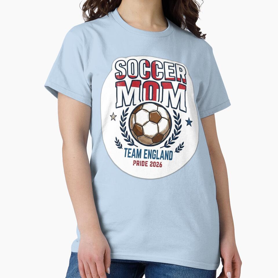 Vintage England Soccer Mom Retro English Flag Football Fan by Fatomfatom