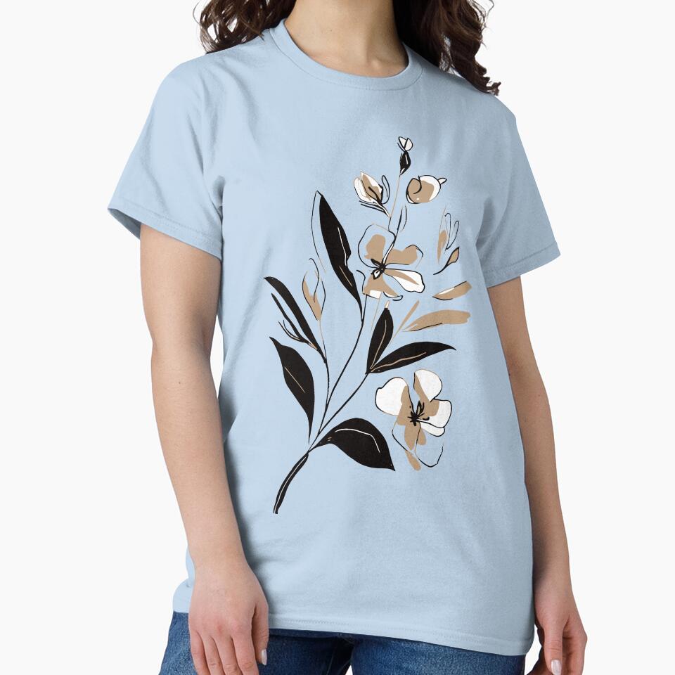 Minimalist Hand-Drawn Blooms by betrayedsky T-Shirts, Hoodie, Sweatshirt | BlankRebels.com (Image 2)