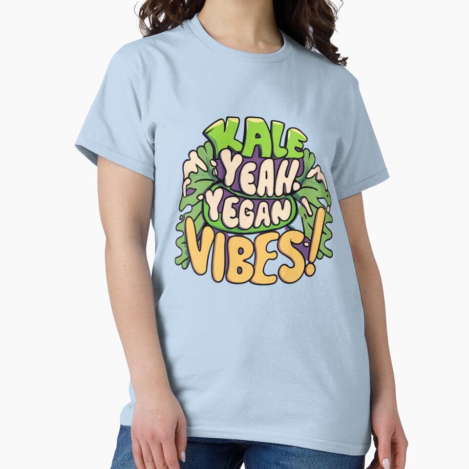 Kale Vegan Vibes by Elisabeth840 T-Shirts, Hoodie, Sweatshirt | BlankRebels.com (Image 2)