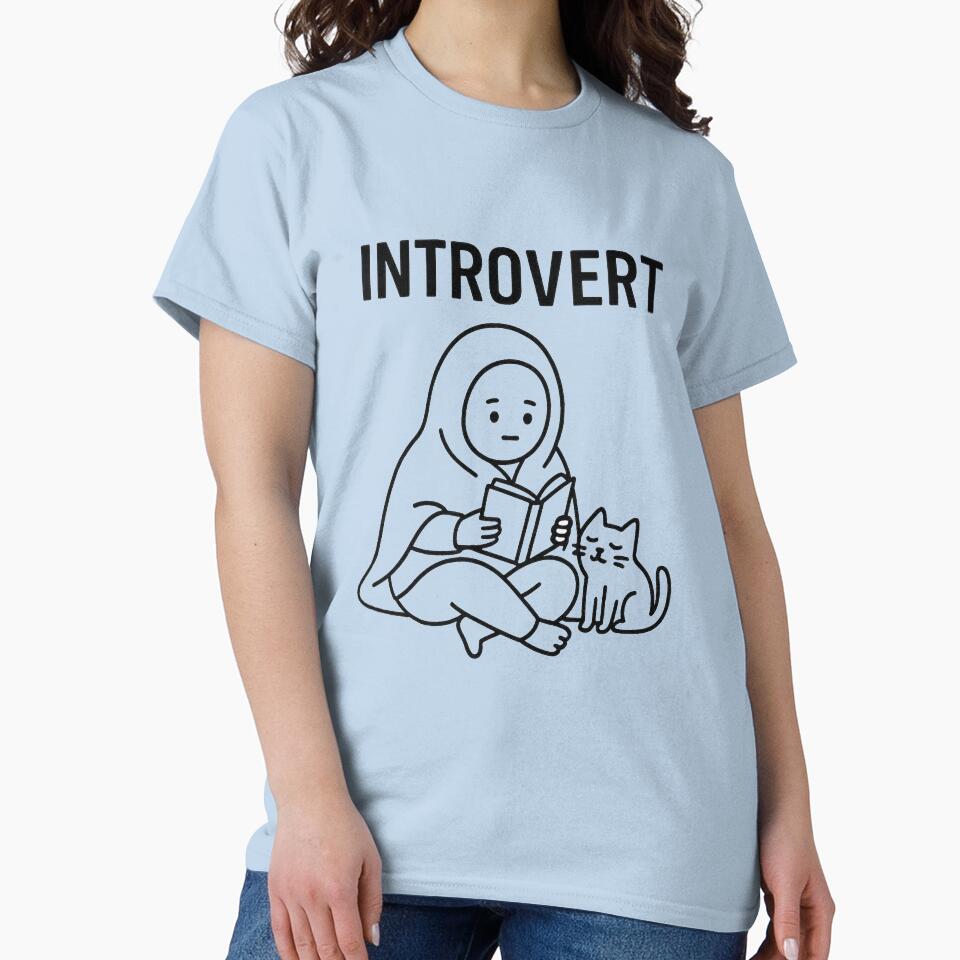 Introvert by Too-ironic T-Shirts, Hoodie, Sweatshirt | BlankRebels.com (Image 2)