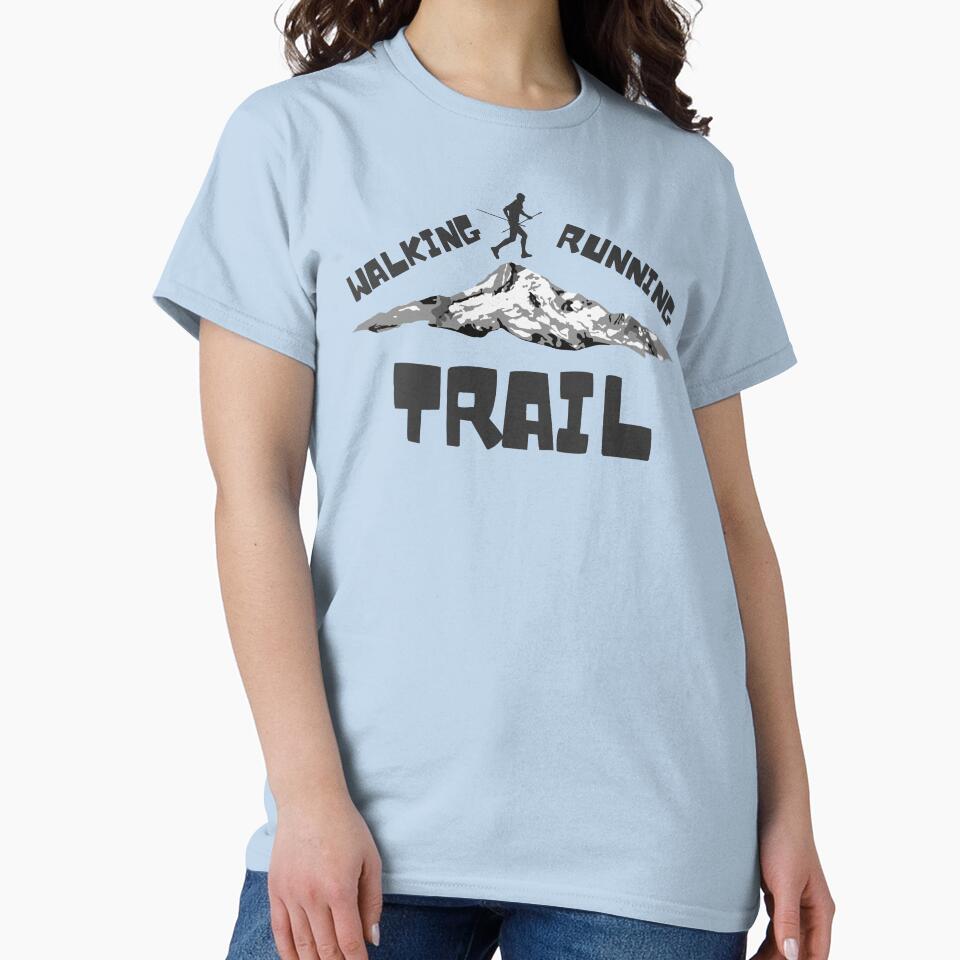 Trail Running (Walking) - Funny Shirt by g-raph Hoodie, Sweatshirt | BlankRebels.com (Image 2)