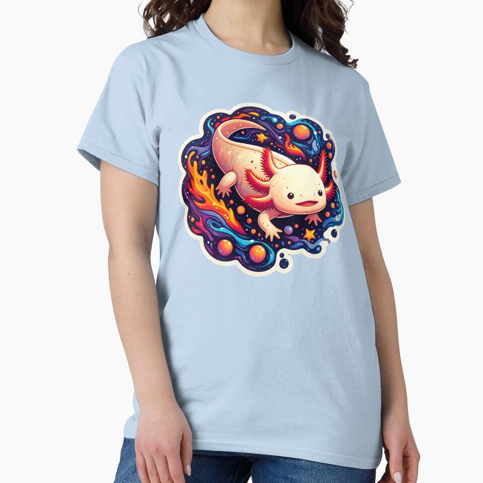 Axolotl Art #147 | Axolotl Lovers by ksgraphics222 T-Shirts, Hoodie, Sweatshirt | BlankRebels.com (Image 2)