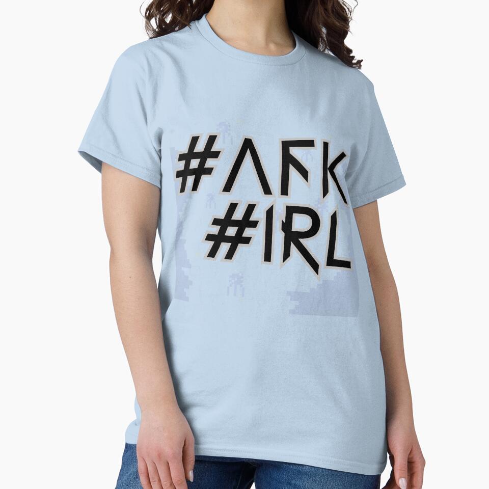 AFK IRL Gamer Graphic Design by ArtzyAyb T-Shirts, Hoodie, Sweatshirt | BlankRebels.com (Image 2)